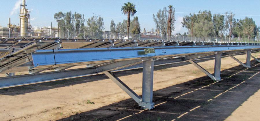 Cadre pentru panouri fotovoltaice de montat pe pământ