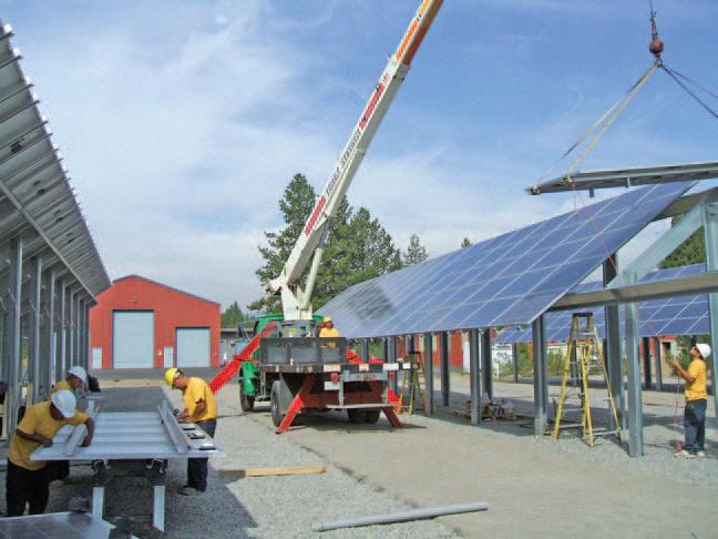 Construcţia unui parc fotovoltaic