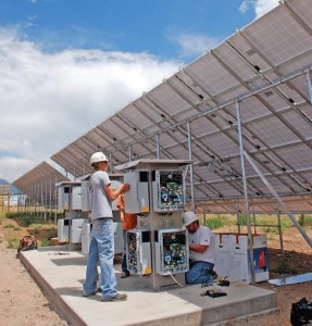 Locaţia cutiei de conexiuni pentru sisteme fotovoltaice